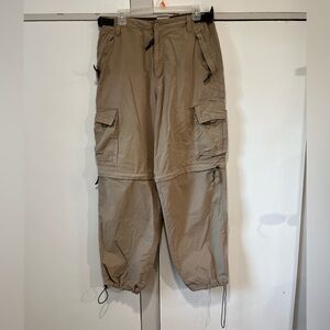 Adirondack Trading Company Men’s Cargo Pants – Tan Convertible Outdoor Hiking